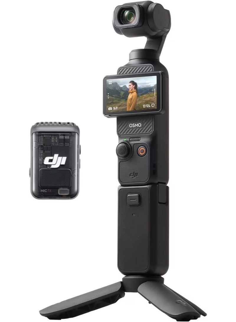 DJI Osmo Pocket 3 Creator Combo | 4K Stabilized Gimbal Camera | 1-Inch CMOS Sensor | Rotating Touchscreen | Vlogging & Content Creation Kit - Image 1